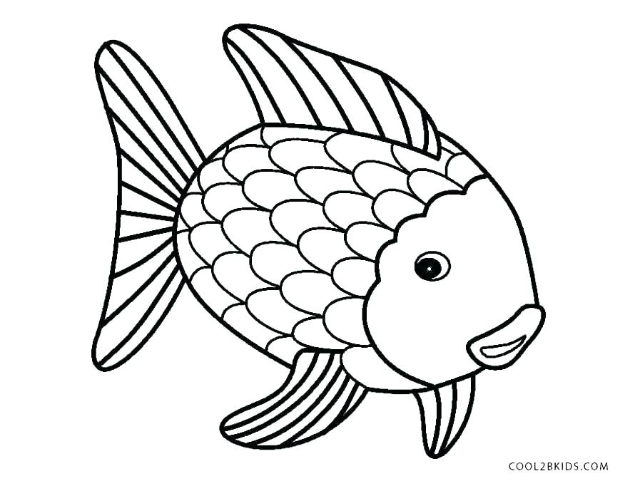 890x689 Fish Color Pages Fish Yin Yang Coloring Pages Rainbow Fish Color