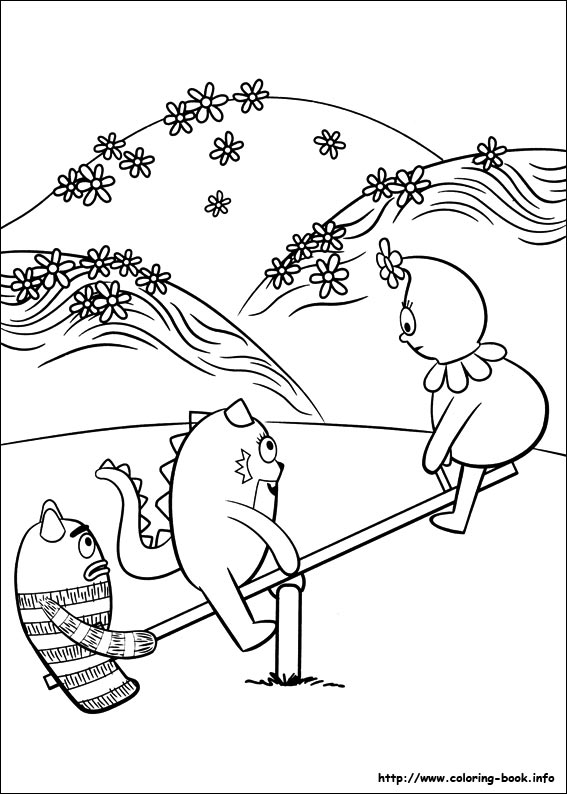 567x794 Yo Gabba Gabba! Coloring Pages On Coloring