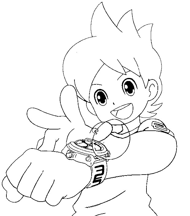 620x704 Yo Kai Watch Coloring Pages