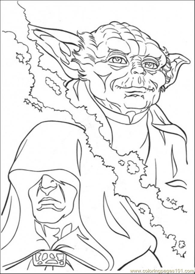 650x912 Star Wars Yoda Coloring Pages