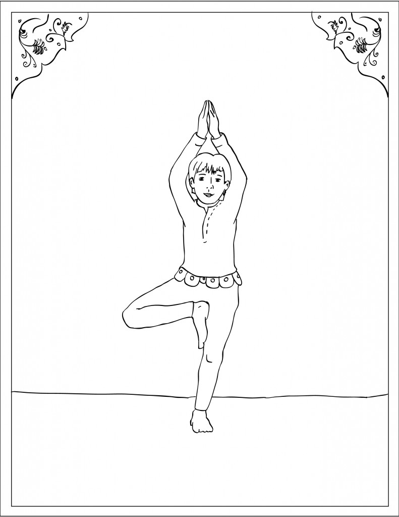 791x1024 Storytime For Kids Asana Coloring Page Tree Pose