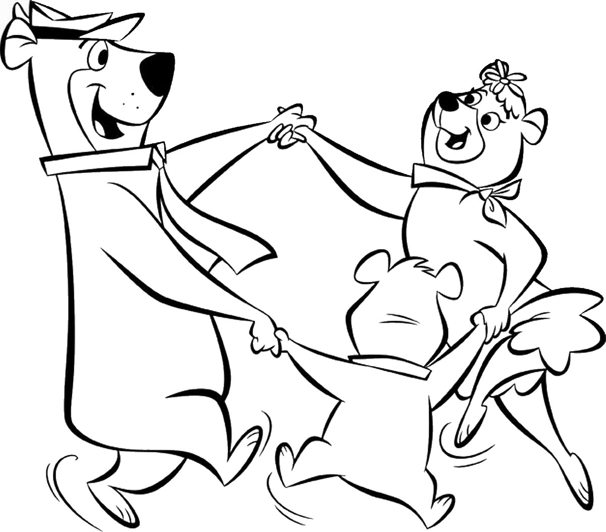 1200x1055 Yogi Bear Coloring Pages