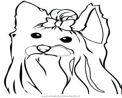 400x322 Yorkie Coloring Page Coloring Pages Coloring Trend Thumbnail Size
