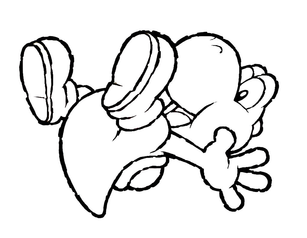 1024x795 Yoshi Coloring Pages Bebo Pandco