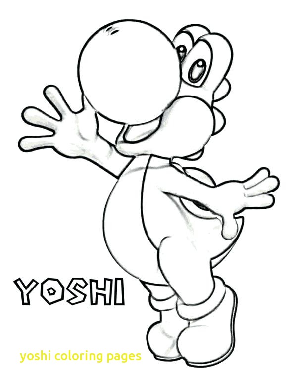 600x776 Yoshi Coloring Pages With Yoshi Coloring Page Super Coloring Pages