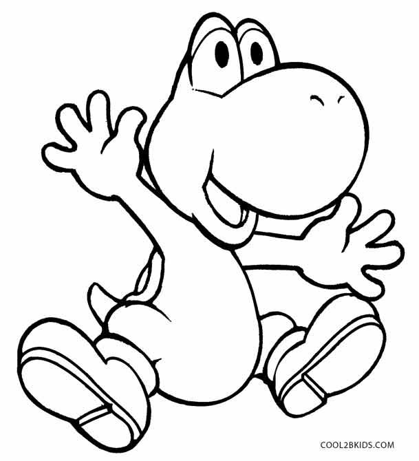 609x670 Yoshi Coloring Page Printable Yoshi Coloring Pages For Kids