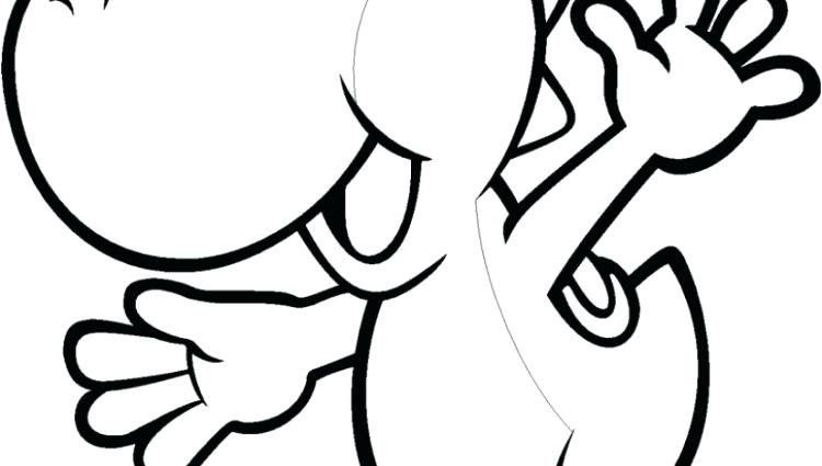 750x425 Kart A Color Your Own T Shirt Tutorial Baby Yoshi Coloring Pages