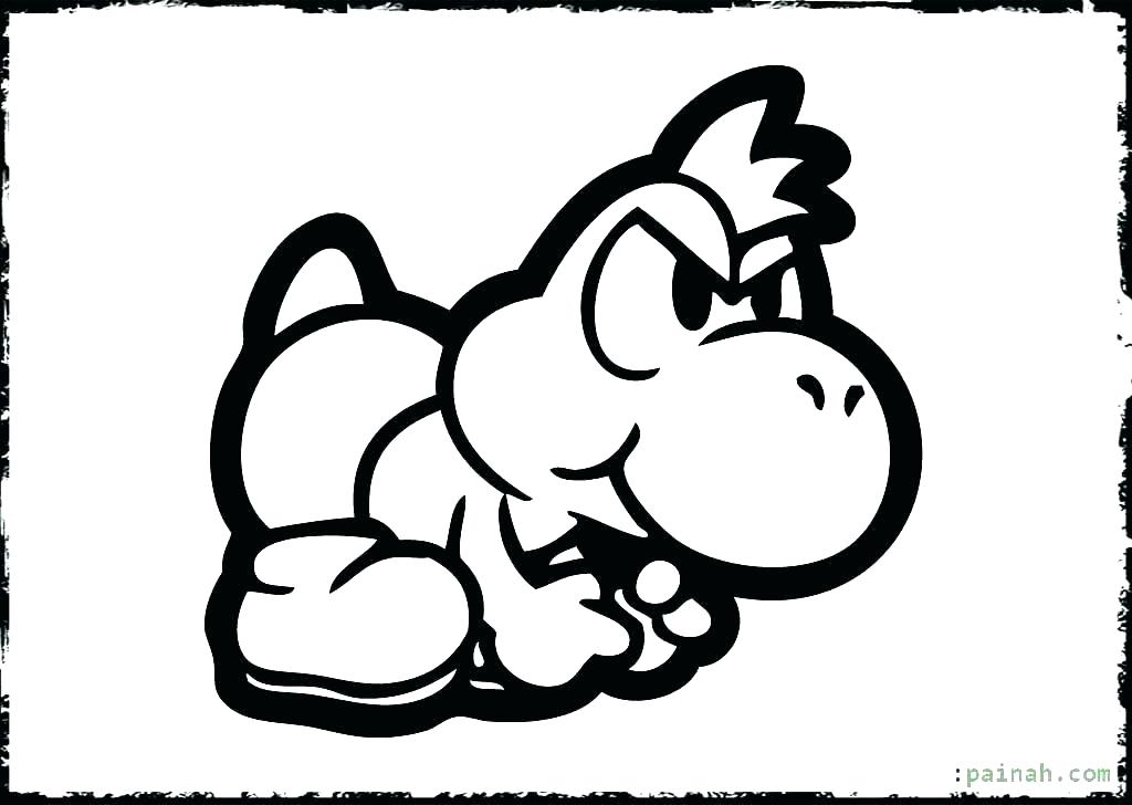 1024x728 Yoshi Coloring Pages
