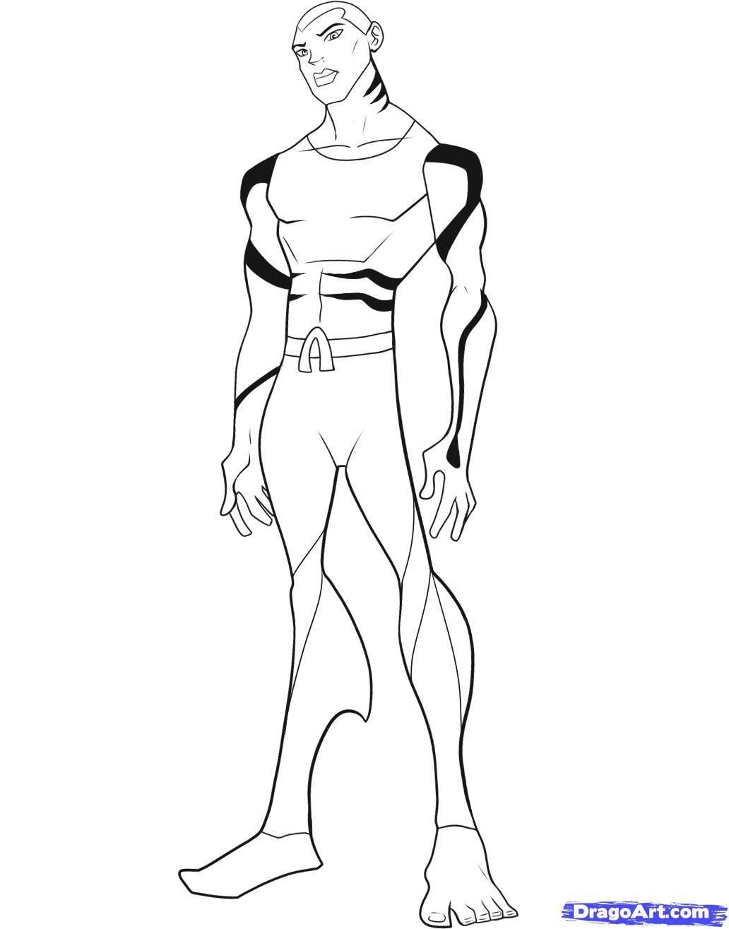 1032x1315 Coloring Pages Young Justice Coloring Sheet