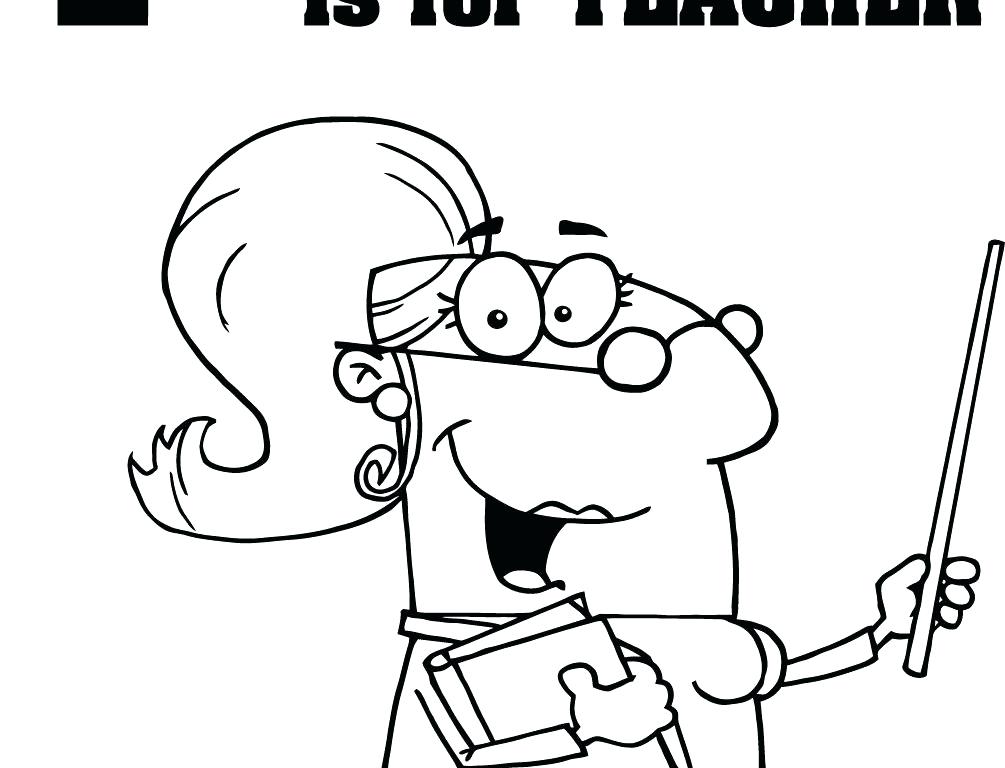 1005x768 Best Teacher Coloring Pages Worlds Best Teacher Coloring Pages