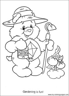 236x330 Care Bears Coloring Pages Bedtime Bear Carebears
