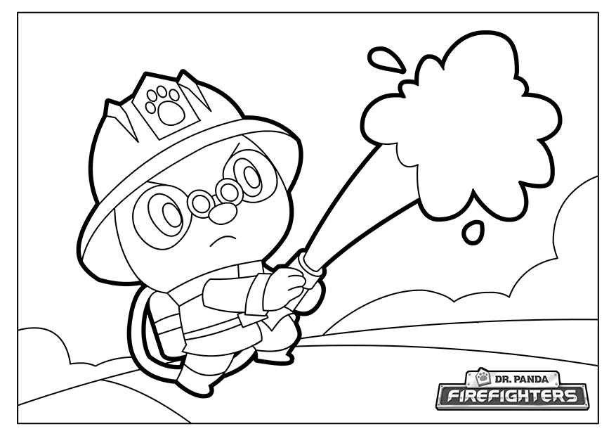 877x620 Dr Panda On Twitter Enjoy These Dr Panda Firefighters Coloring