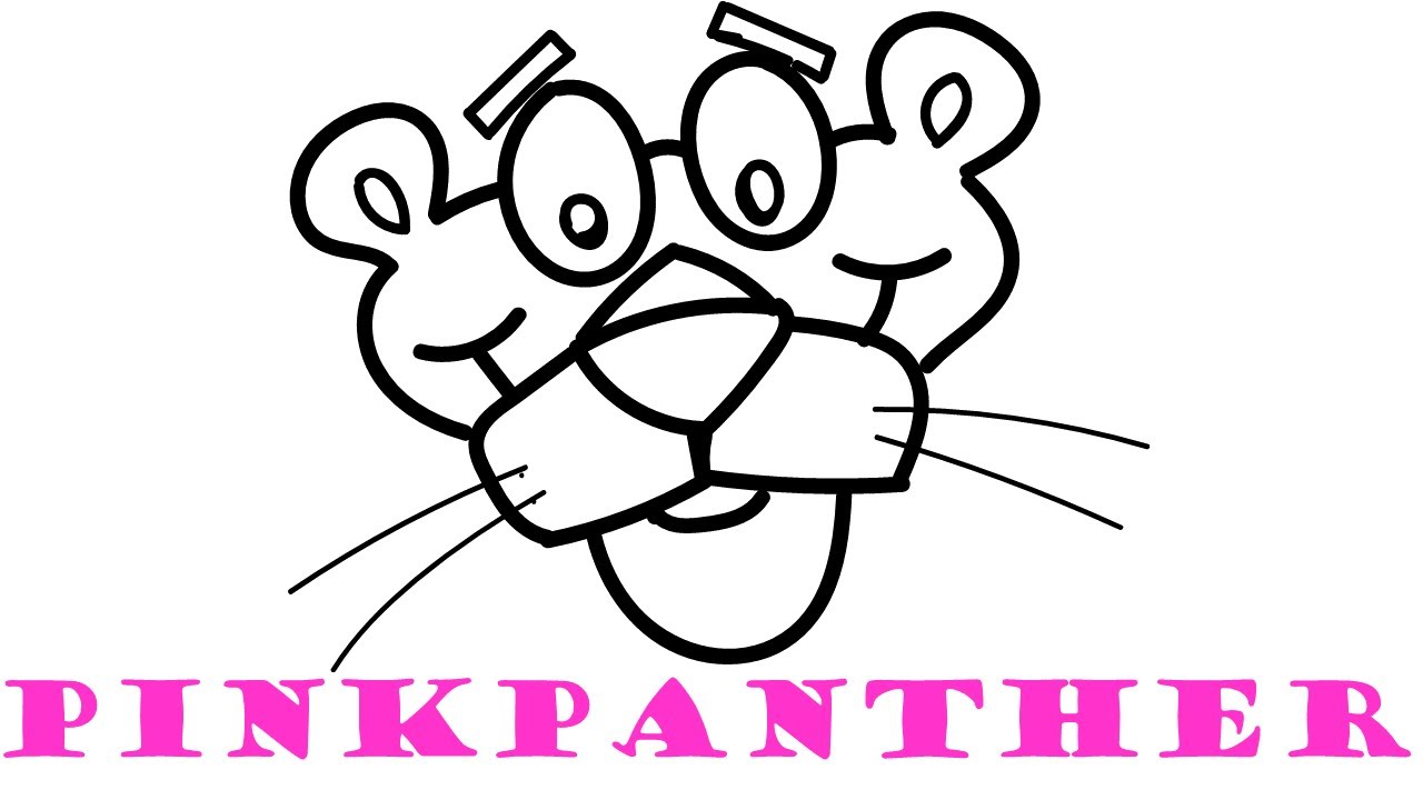 1280x720 Free Printable Pink Panther Coloring Pages For Kids Throughout