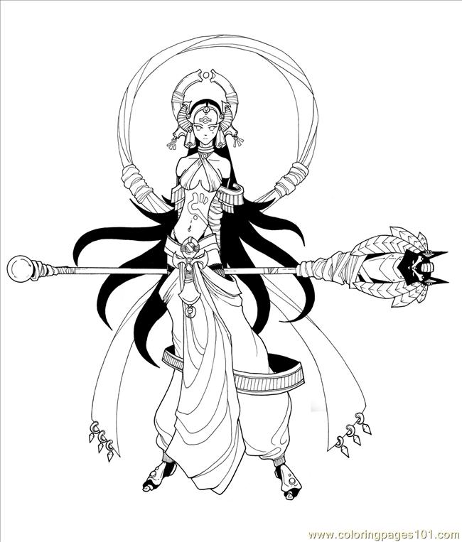 650x763 Girl Yugioh Red