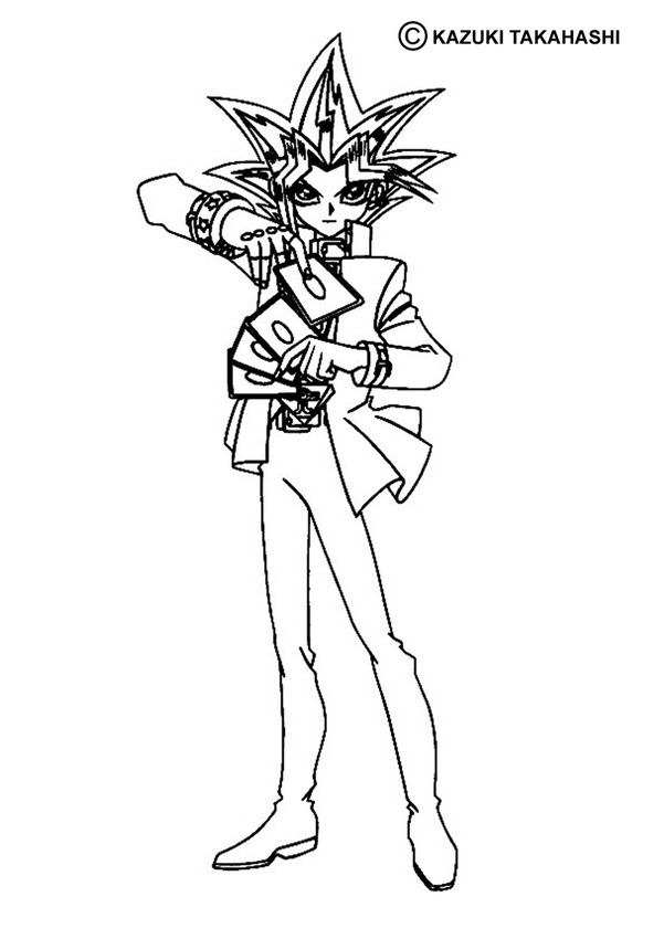 601x850 Yugioh Coloring Pages Free Printable Yu Gi Oh Coloring Pages