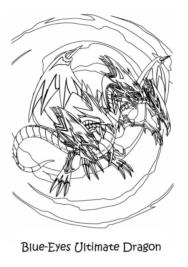 600x849 Red Eyes Black Dragon Coloring Pages