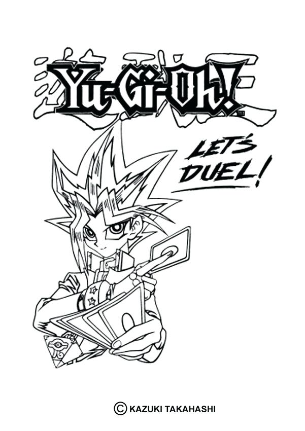 601x850 Yugioh Coloring Page Coloring Pages Together With Oh Blue Eyes