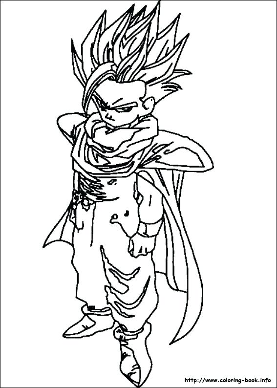 567x794 Z Coloring Page Dragon Ball Z Coloring Pages On Coloring Book