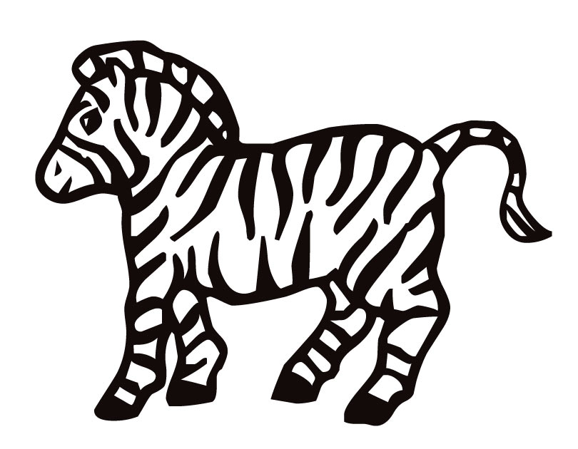 810x630 Zebra Coloring Pages Printable