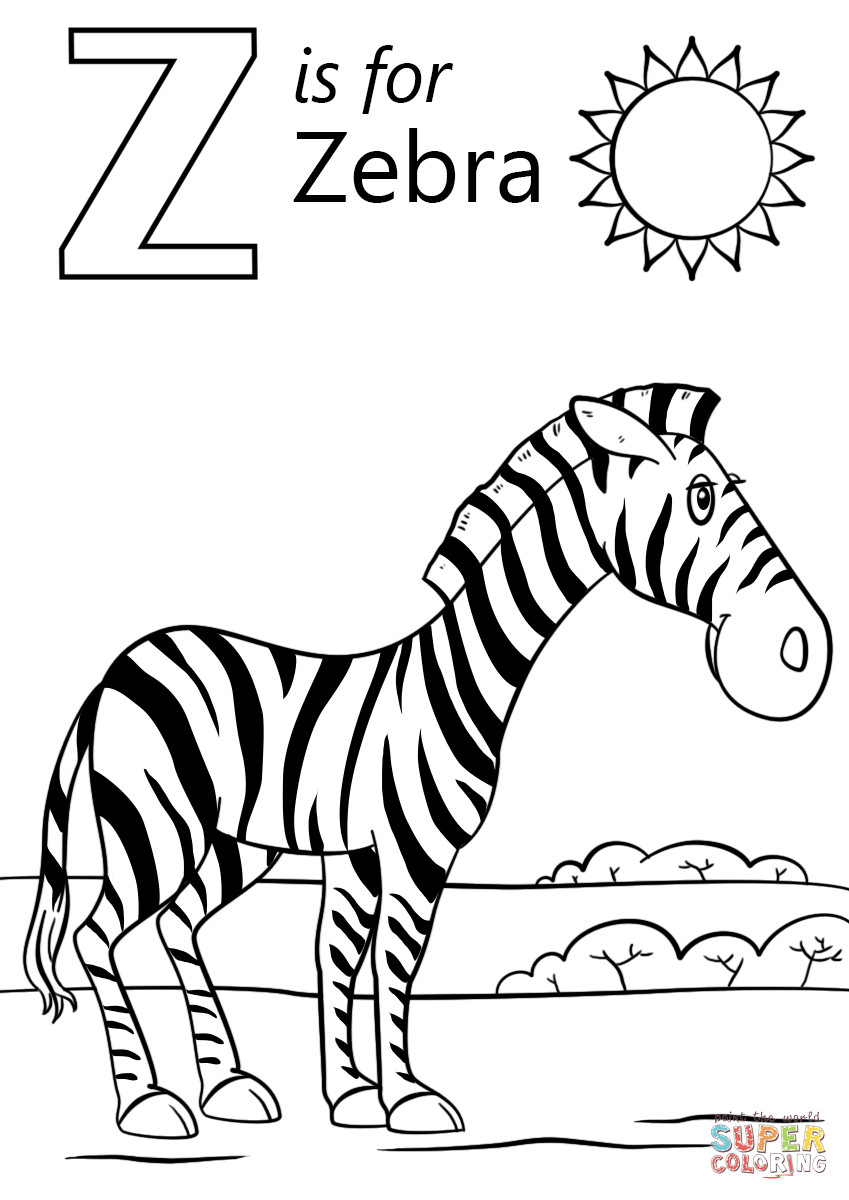 849x1200 Z Coloring Page Tixac