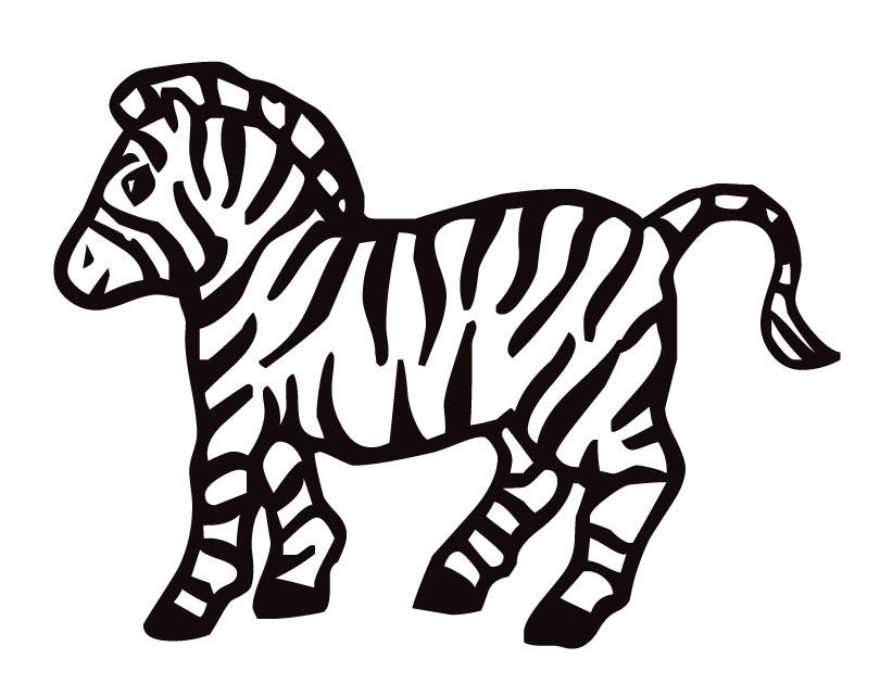 810x630 Zebra Print Coloring Pages