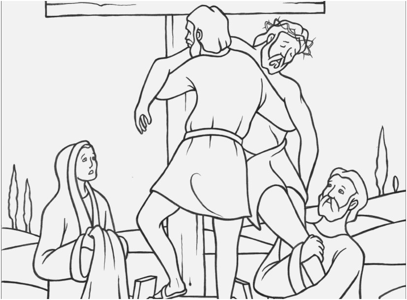 827x609 Jesus Feeds Coloring Page Picture Stations Of The Cross