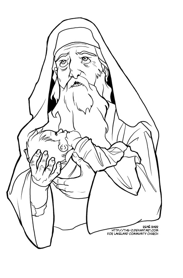 594x900 Advent Coloring Pages