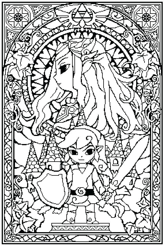 572x854 Legend Of Zelda Coloring Pages Coloring Pages Legend Coloring