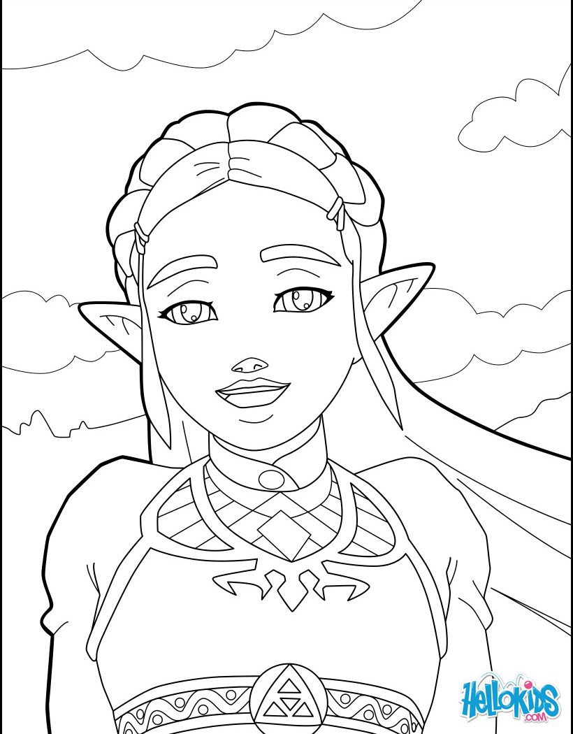 820x1050 Logo Zelda Coloring Pages Free Printable Cartoons Princess Wind