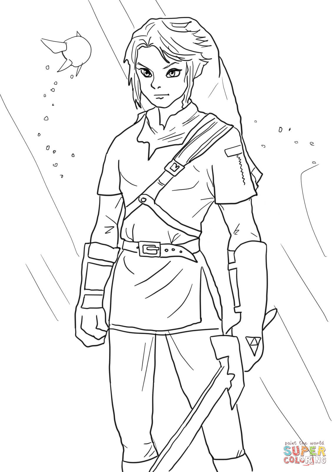 1131x1600 Successful The Legend Of Zelda Link Coloring Pages From Page Free