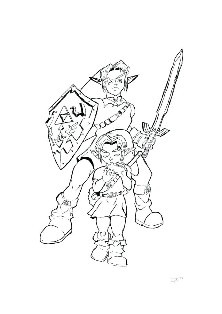 724x1024 Zelda Coloring Book Best Legend Of Link Coloring Pages Crayola