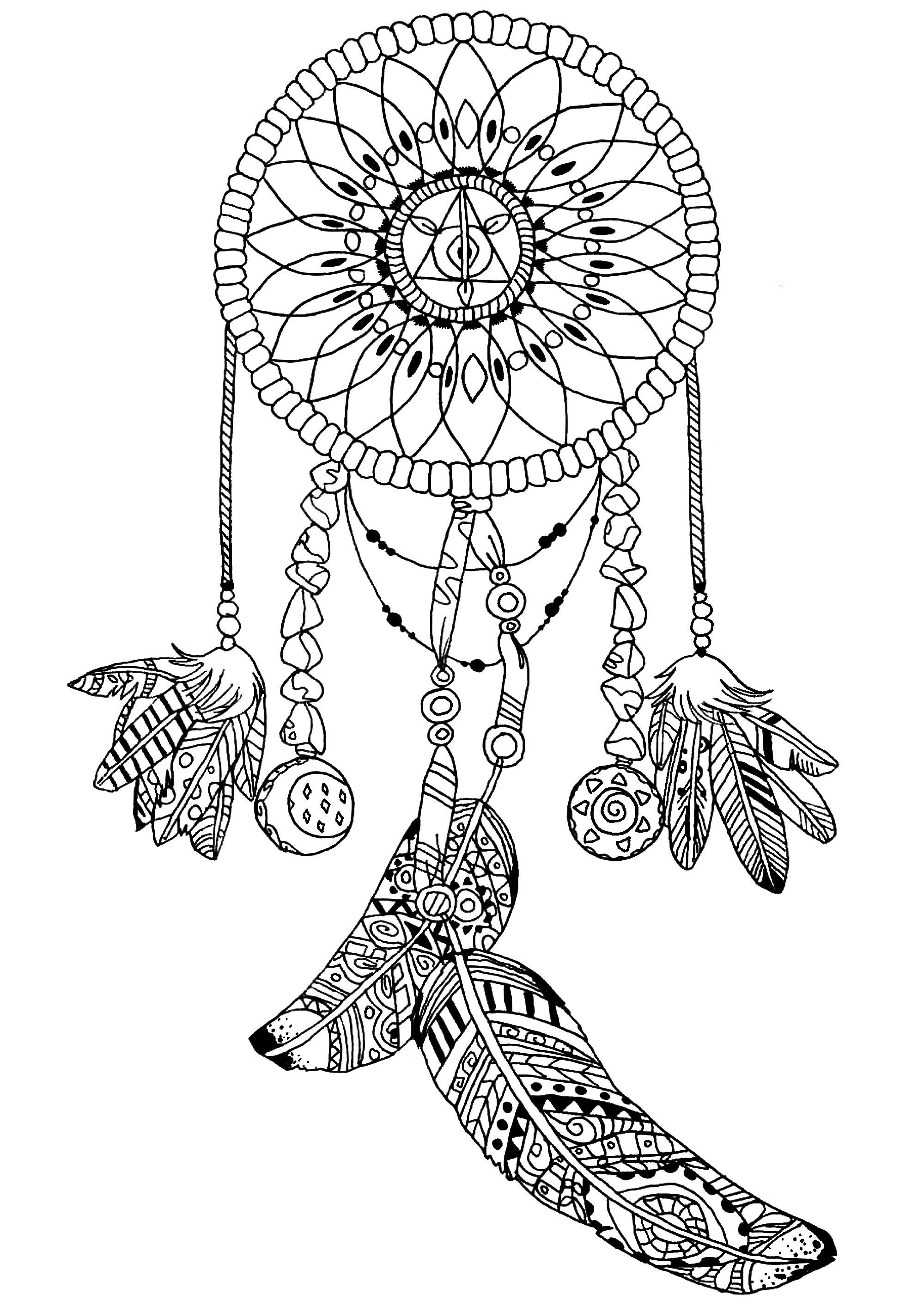 2000x2827 Beautiful Dreamcatcher To Printfrom The Gallery Zen Anti