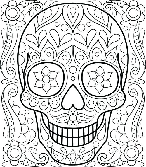 500x570 Coloring Pages For Grown Ups