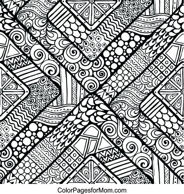640x674 Zendoodle Coloring Pages