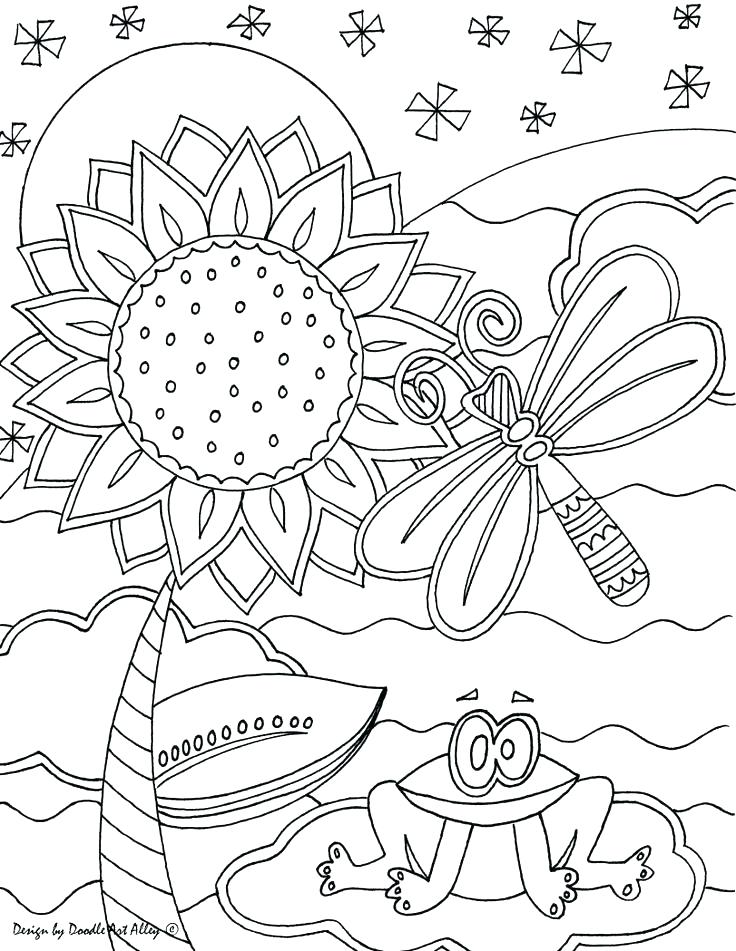 736x951 Printable Doodle Coloring Pages Doodle Coloring Pages Printable