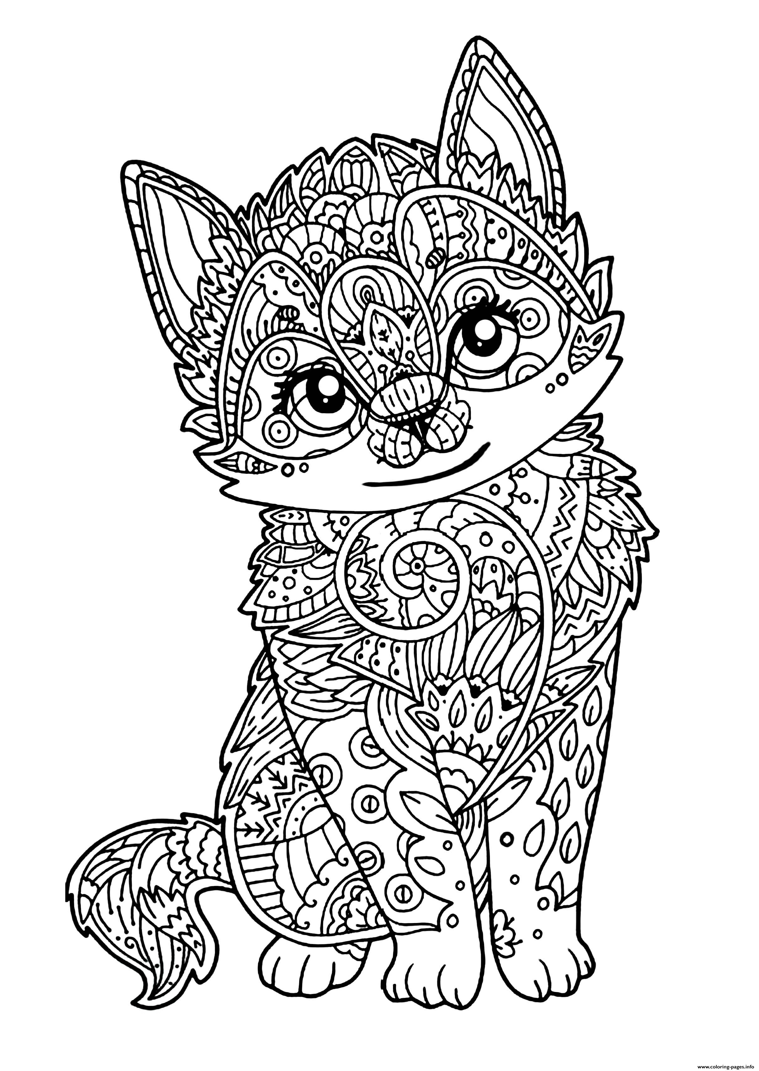 2420x3416 Awesome Adult Coloring Pages Printable Zentangle Design