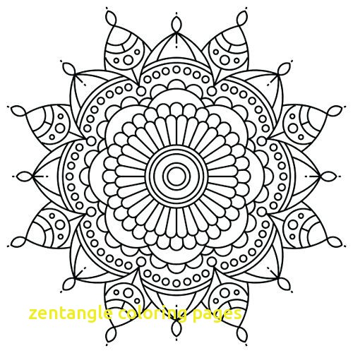 500x500 Zentangle Coloring Pages