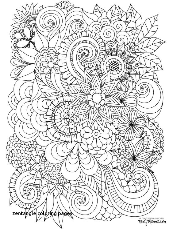 564x744 Zentangle Coloring Pages