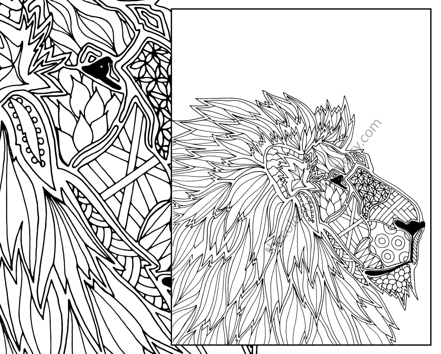 1500x1203 Printable Zentangle Coloring Pages Pdf Copy Animal Coloring Page