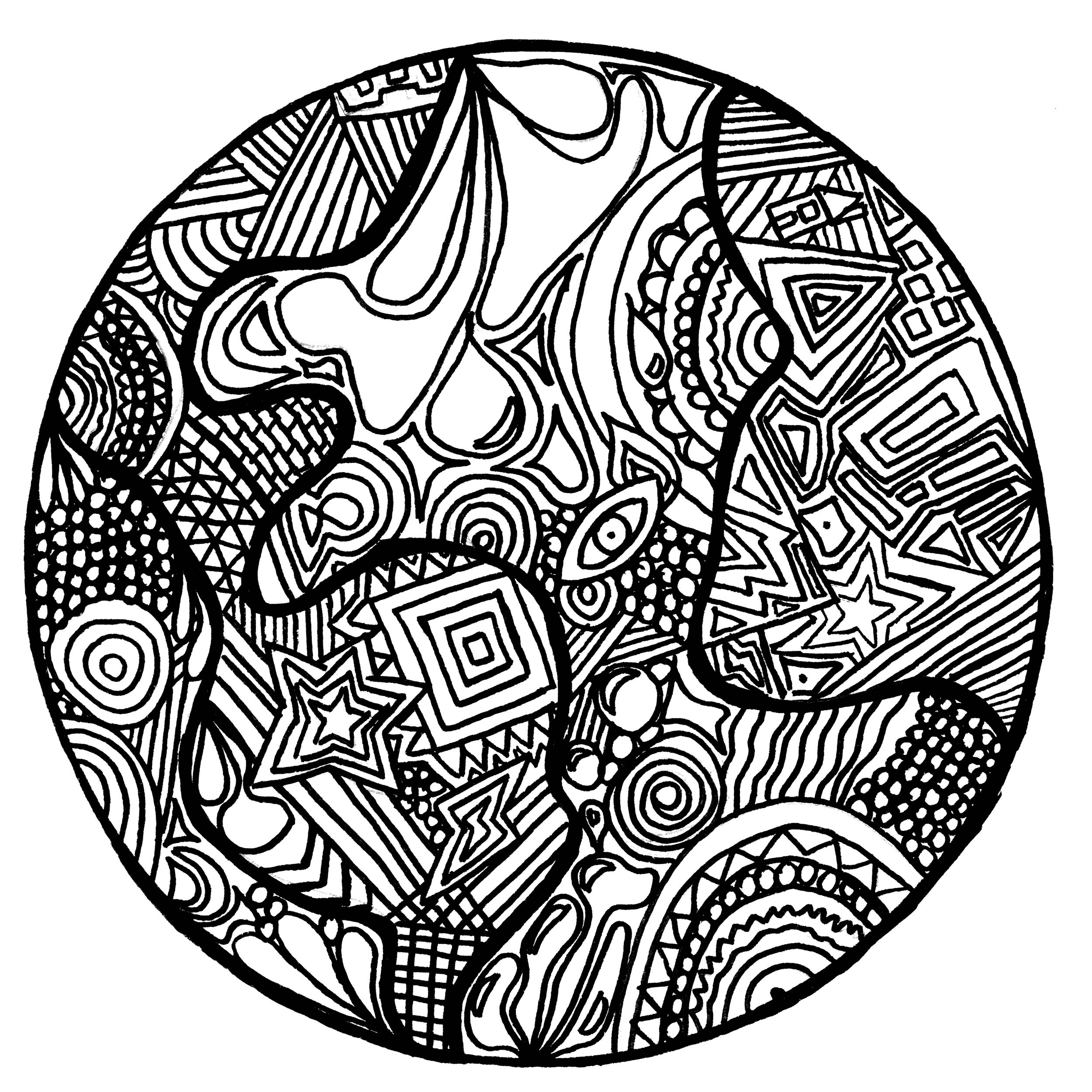2500x2500 Zentangle To Download For Free Zentangle