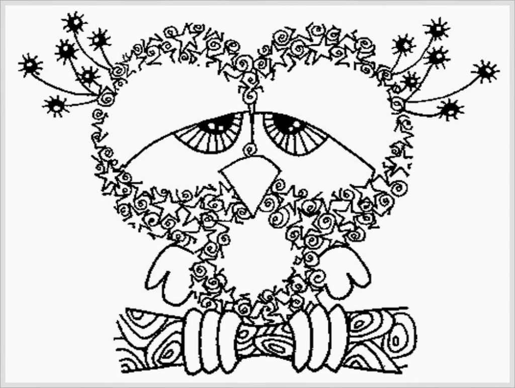 1024x773 Halloween Zentangle Coloring Sheet Pages Throughout Free