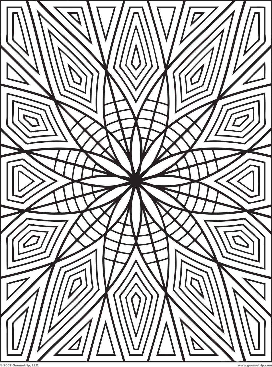 1111x1500 Zentangle Patterns Coloring Pages