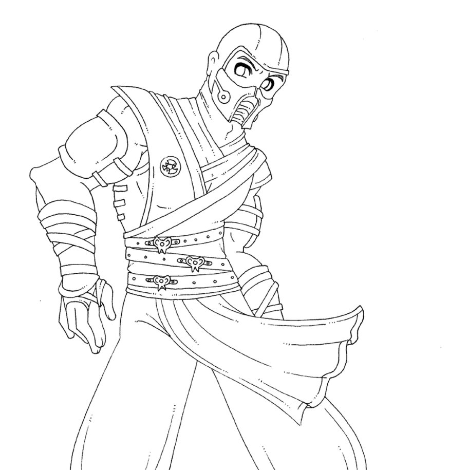 874x915 Sub Zero Coloring Pages