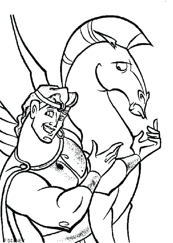 607x850 Zeus Coloring Page Wanted Coloring Page And Pages Com Statue