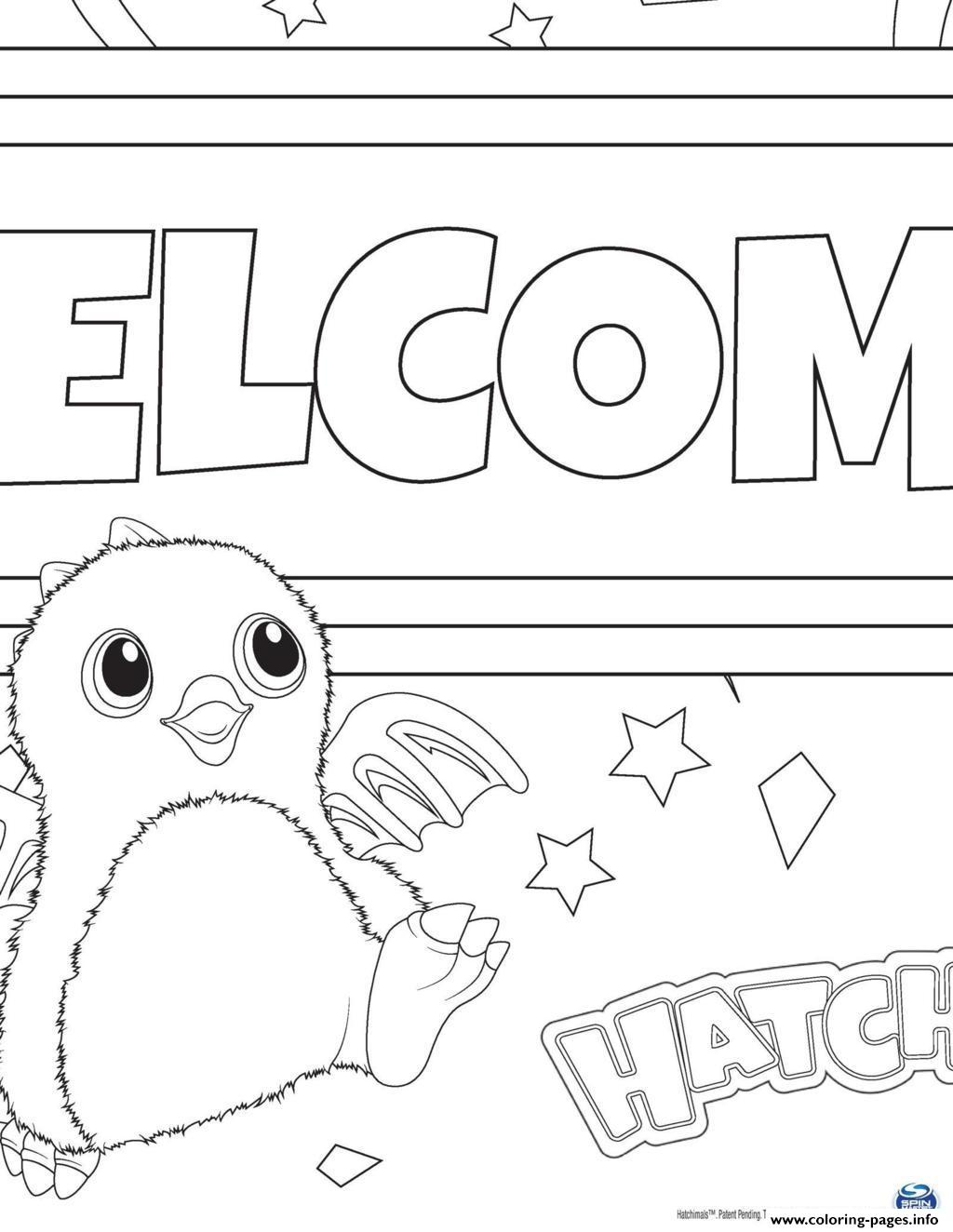 1024x1324 Hatchimals Coloring Pages Learn Colors For Kid