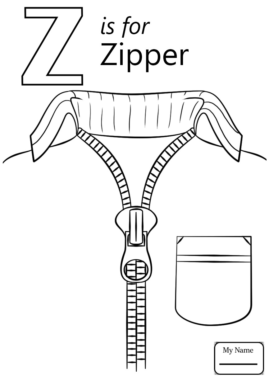 866x1224 Happy The Letter Z Coloring Pages Unknown Resolutions