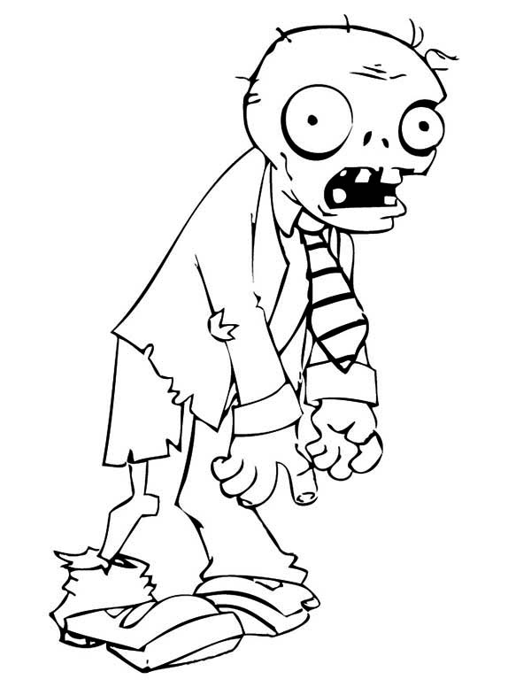 600x776 Zombie Pictures To Color Free Printable Zombies Coloring Pages