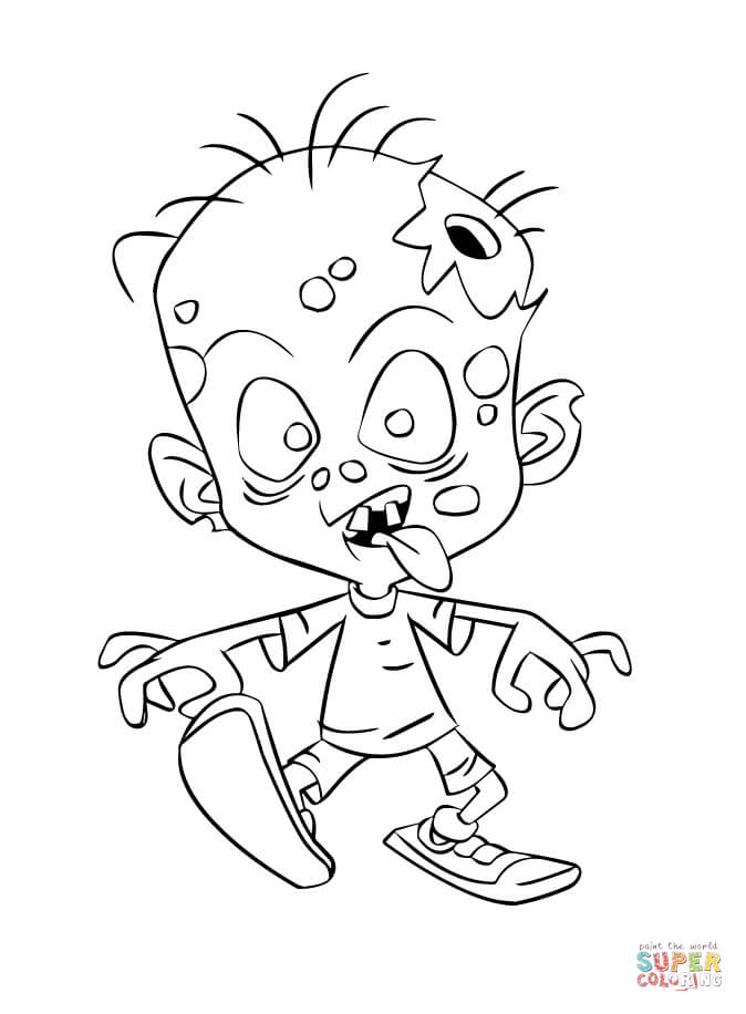 674x916 Zombies Coloring Pages