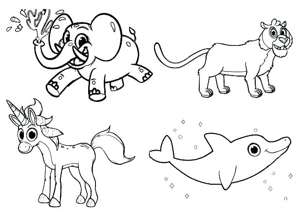 618x437 Zoo Animals Coloring Pages