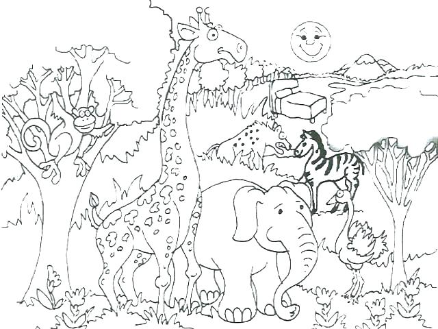 640x480 Coloring Animal Cute Printable Coloring Pages Animals Ocean